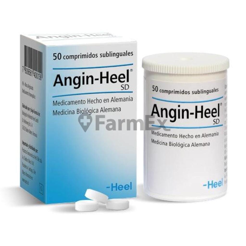 Angin-Heel SD x 50 comprimidos Farmex-Fonasa-Persistente